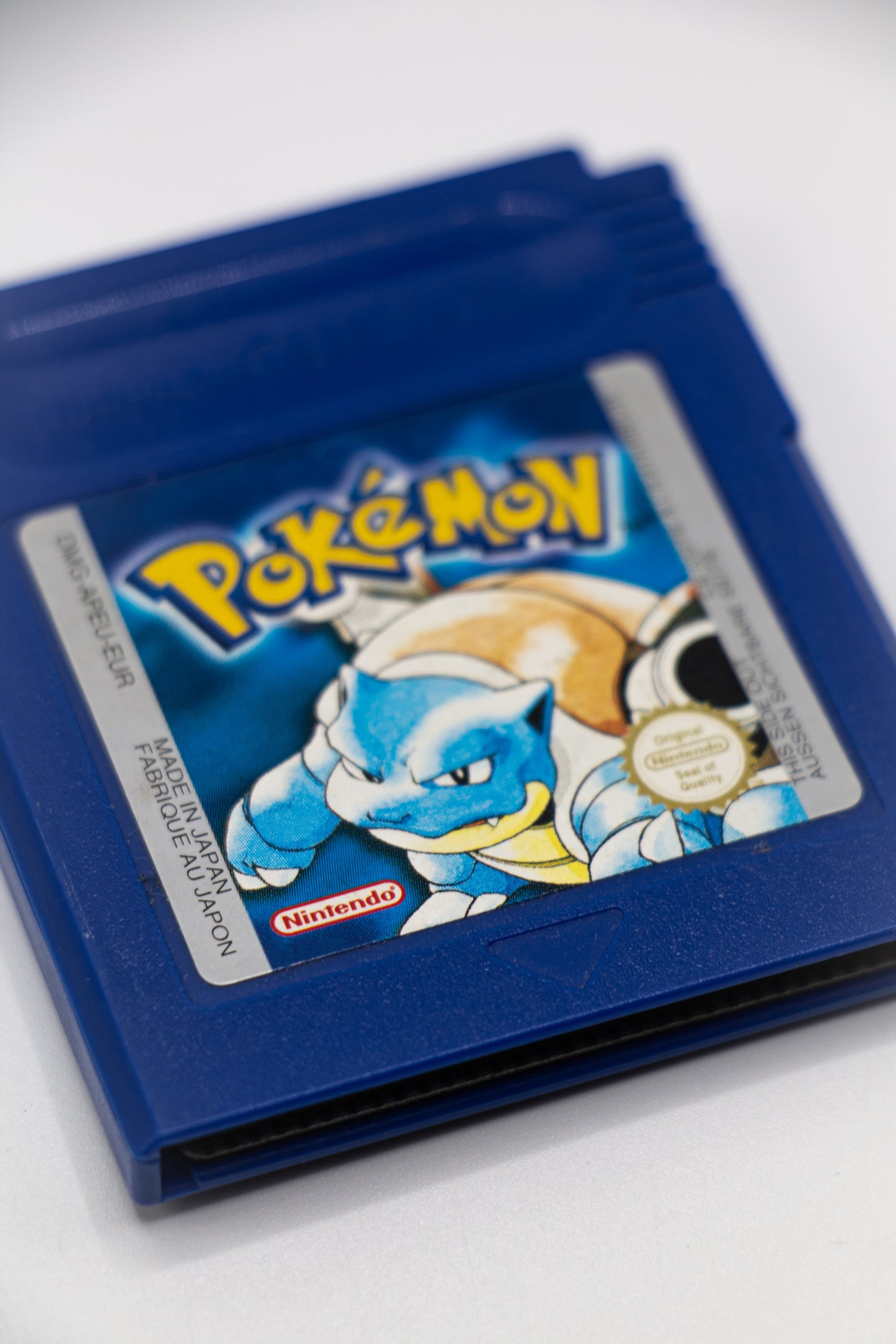 Pokémon Blue Gameboy Cartridge