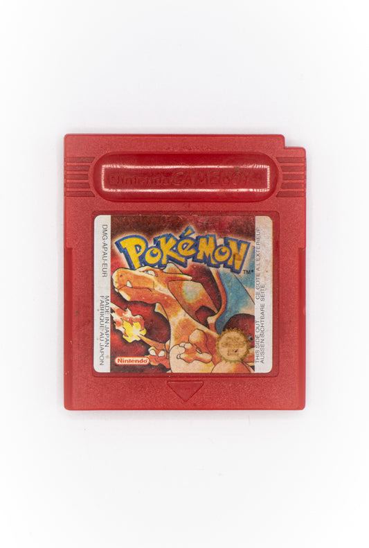Pokémon Red Gameboy Cartridge