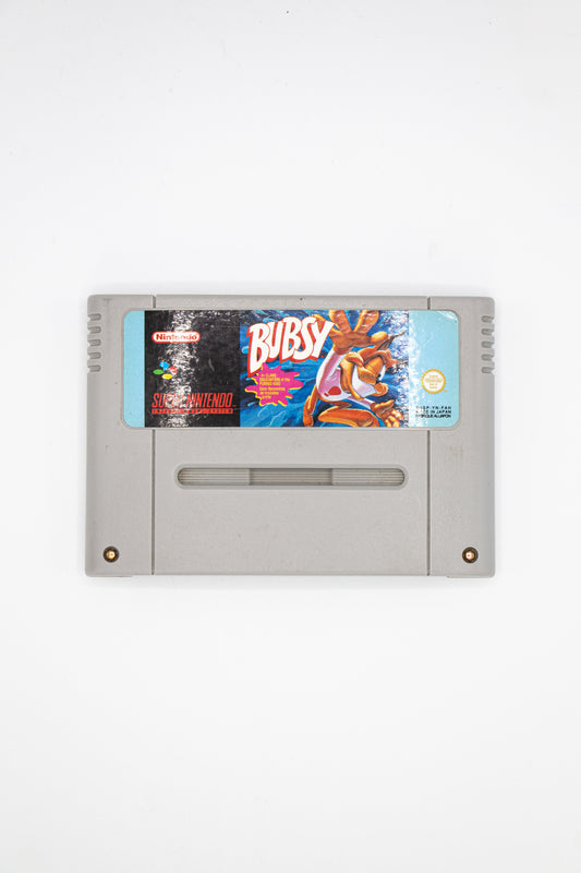 Bubsy SNES Cartridge